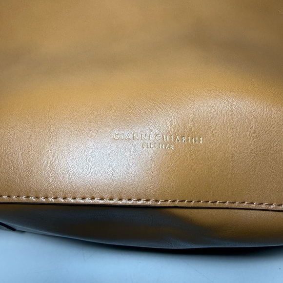 Gianni Chiarini safari leather cross body bag with top handle - Picture 8 of 8